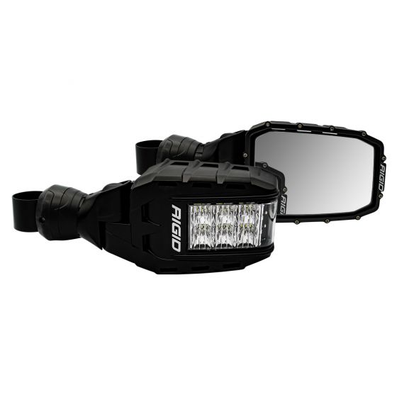 RIGID Reflect Mirror Light LED - Black (Pair)