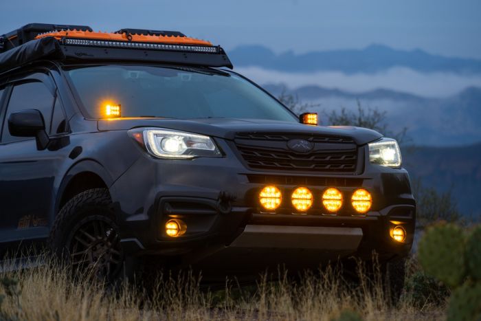 RIGID 360 Series 6" Spot with Amber Pro Lens - Pair